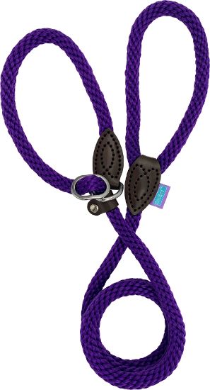 Soft Touch Rope Slip Lead - Purple