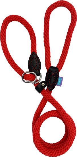 Soft Touch Rope Slip Lead - Red