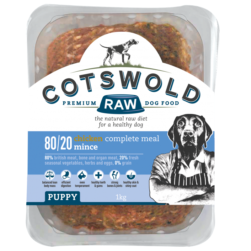 Cotswold Raw Chicken Mince Puppy Formula - 1 kg