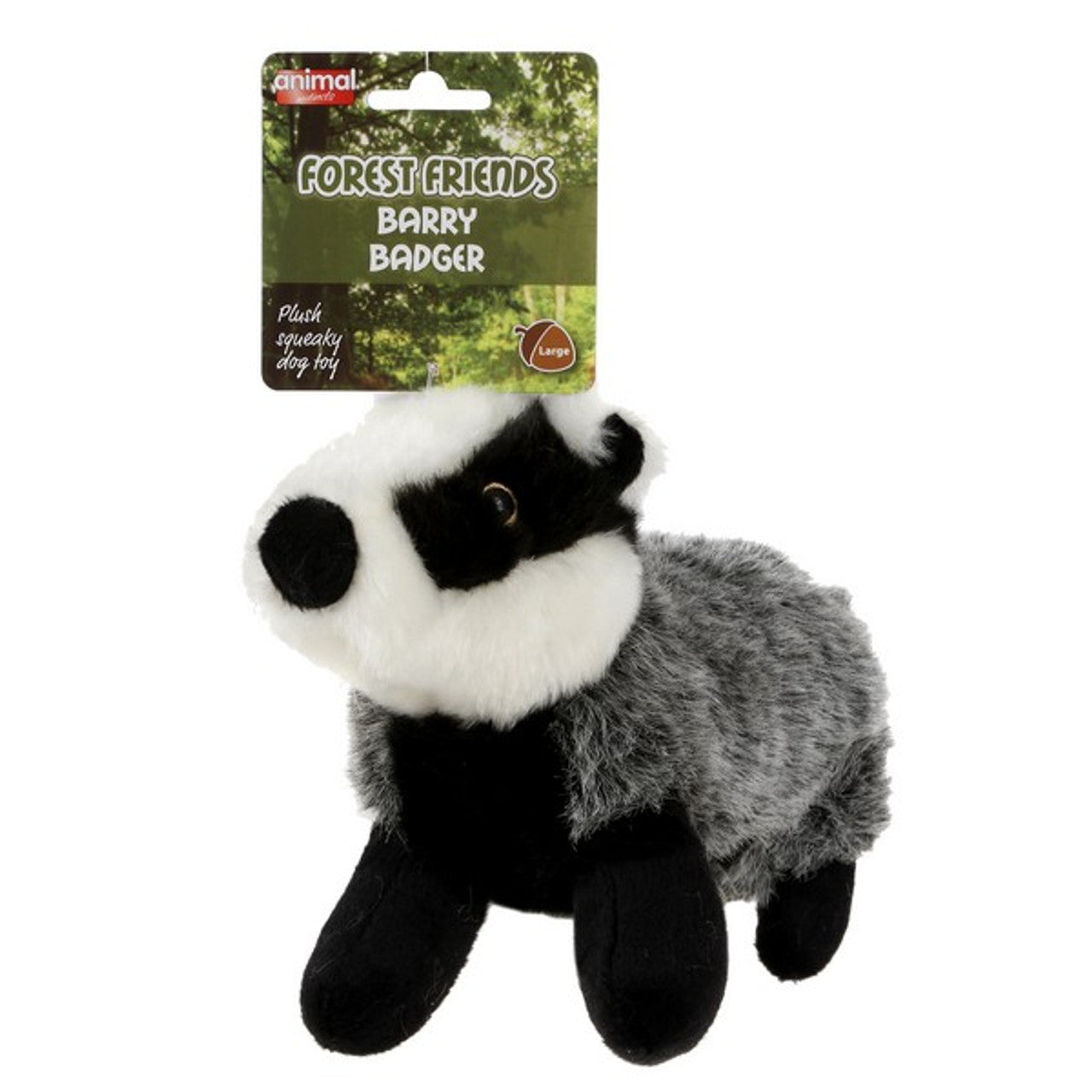 Barry Badger - Soft Plush Dog Toy