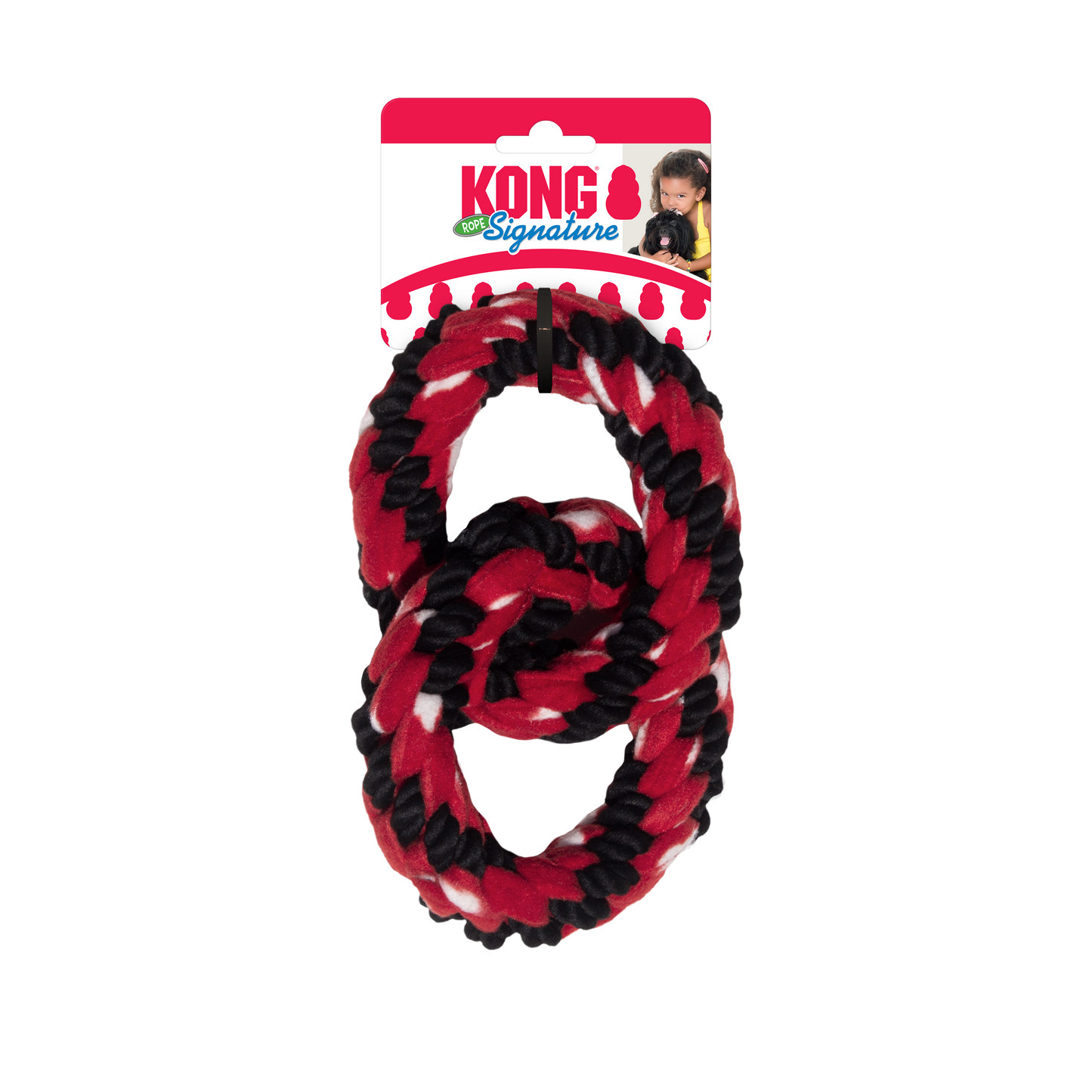 KONG SIGNATURE ROPE DOUBLE RING TUG