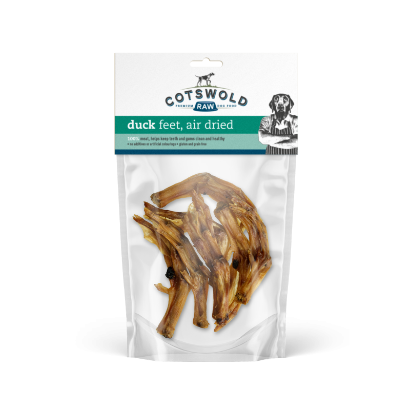 Cotswold RAW Natural Duck Feet - 100G