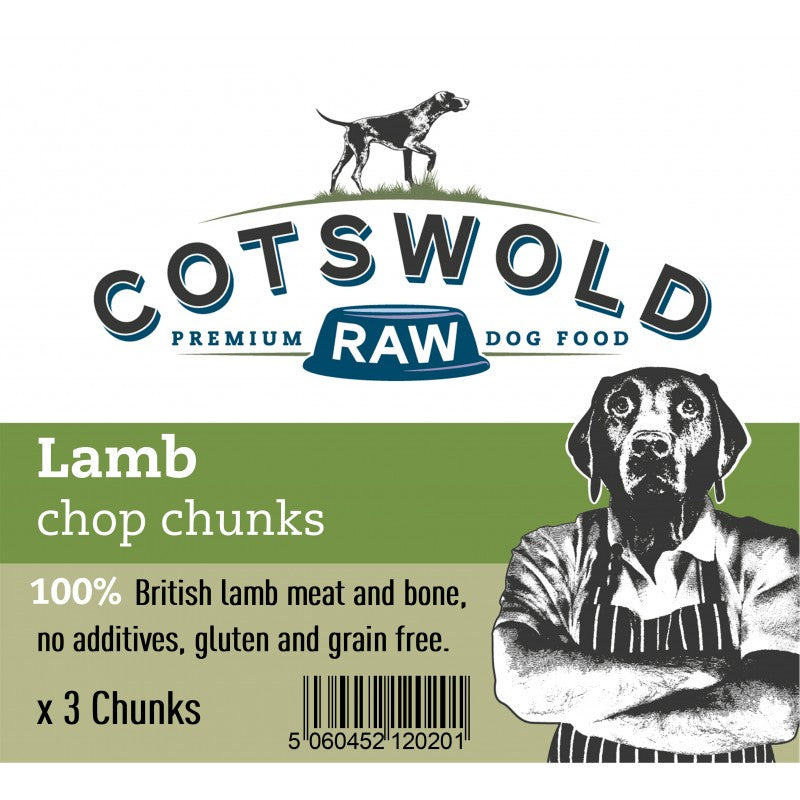 Cotswold RAW - Lamb Chop Chunks 3pk