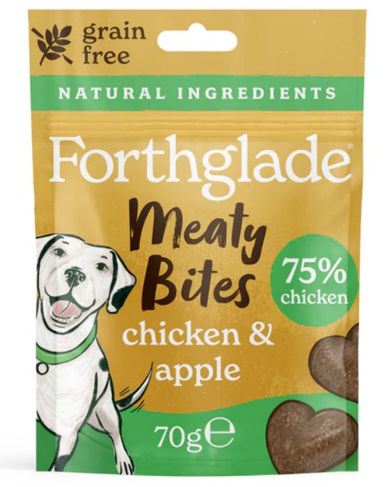 Forthglade Meaty Bites With Chicken and Apple 70g