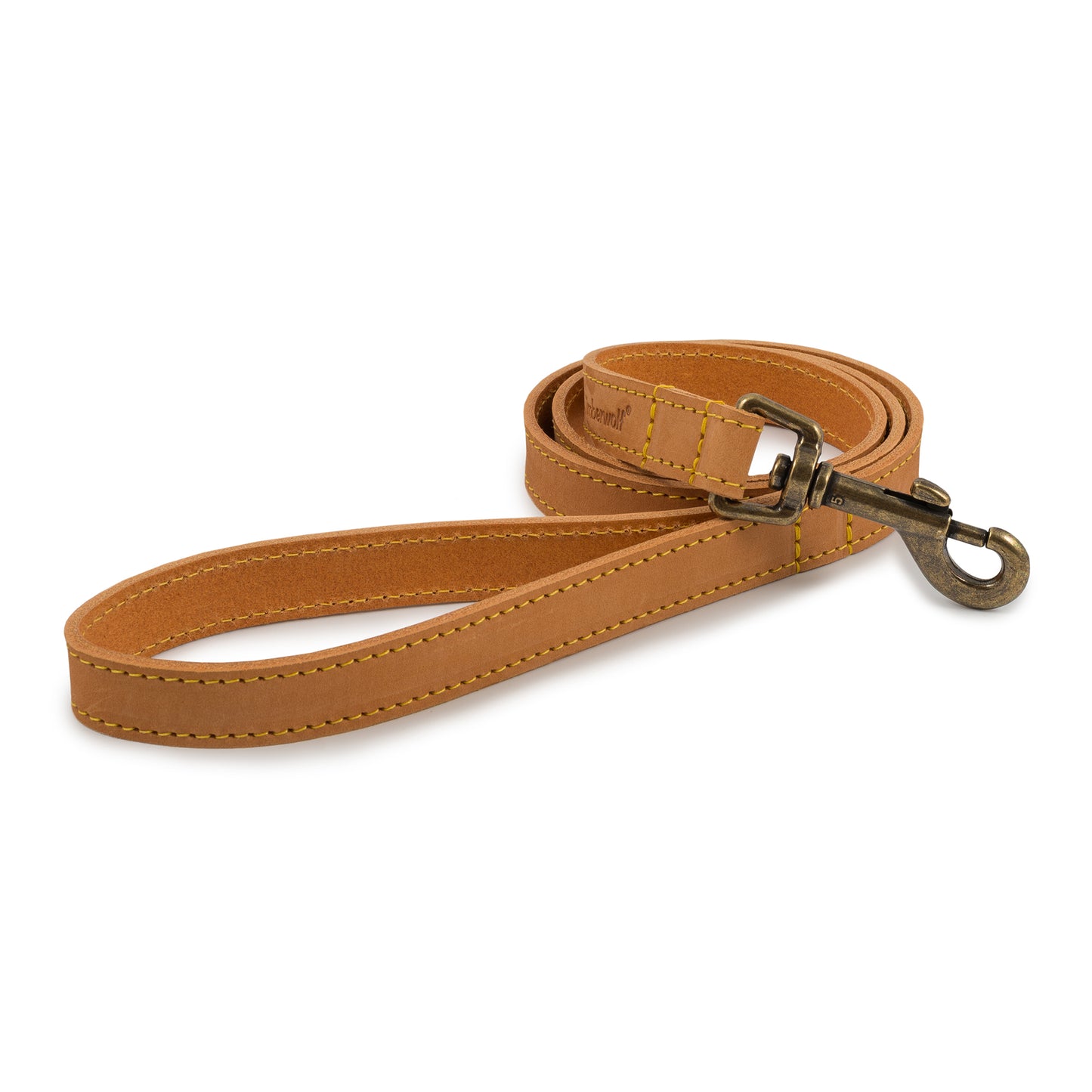 Timberwolf Leather Lead  - Mustard