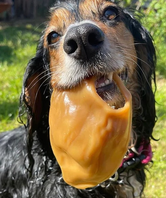 Peanut Butter Pigs Ears Vegan Dog Treat