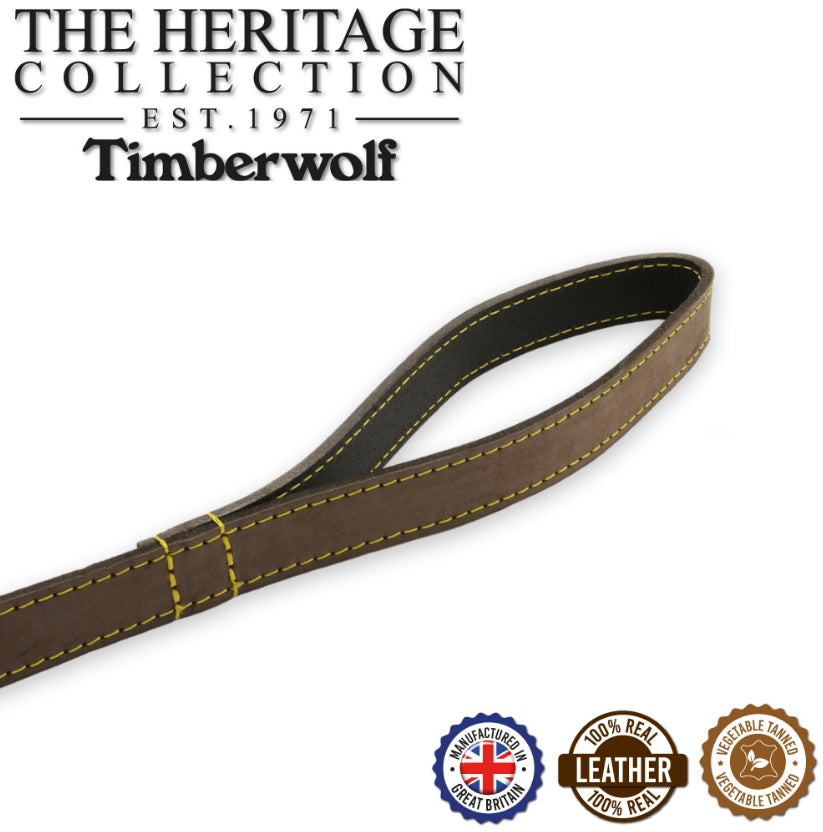 Timberwolf Leather Lead - Sable