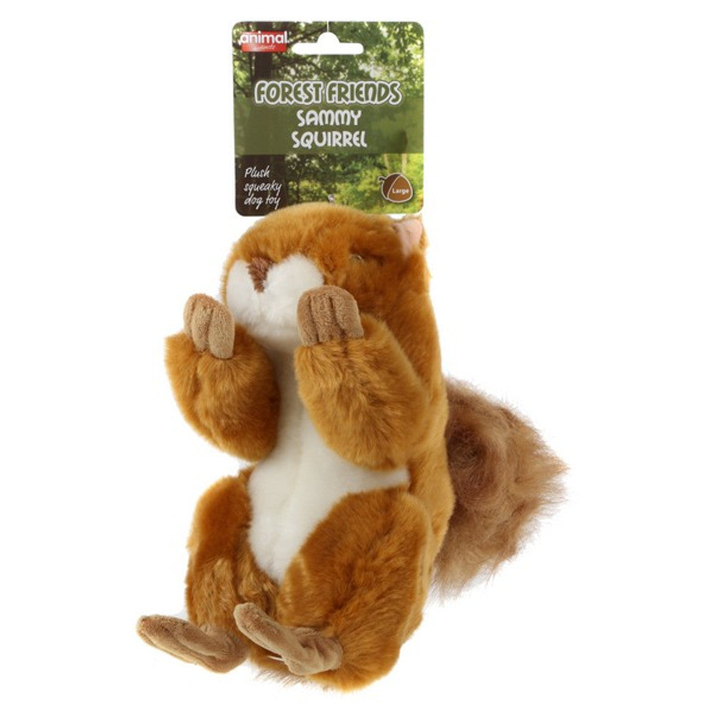 Sammy Squirrel - Soft Plush Dog Toy