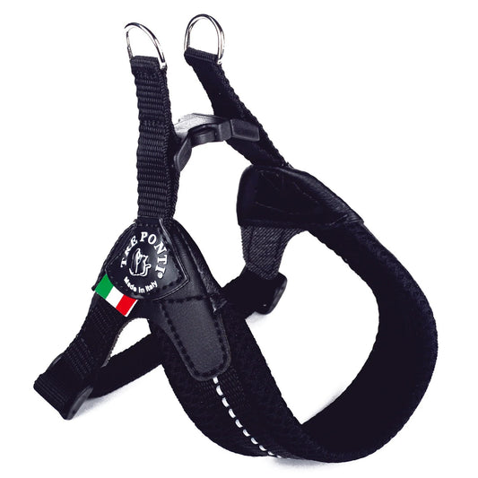 Tre Ponti Easy Fit Mesh Harness - Black