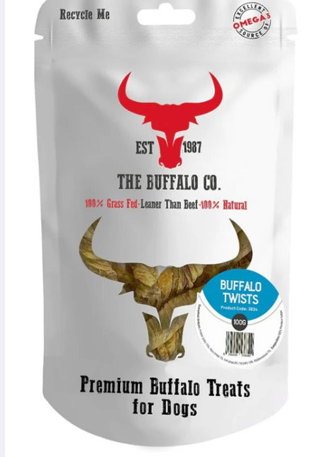 Buffalo Twists-Dog Treats-100g