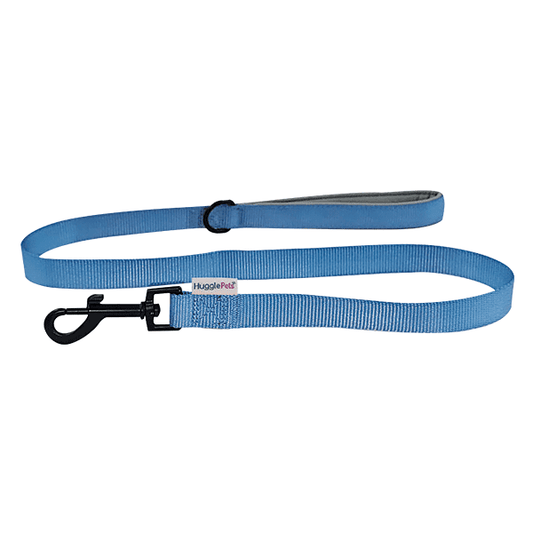 Padded Handle Dog Lead - Blue