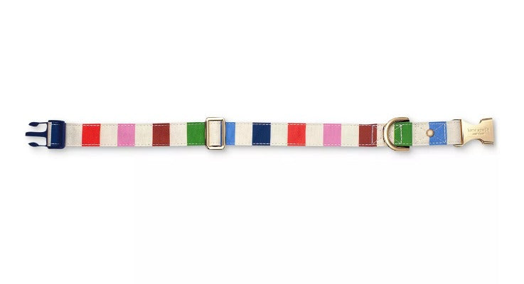 Kate Spade Adventure Stripe Dog Collar