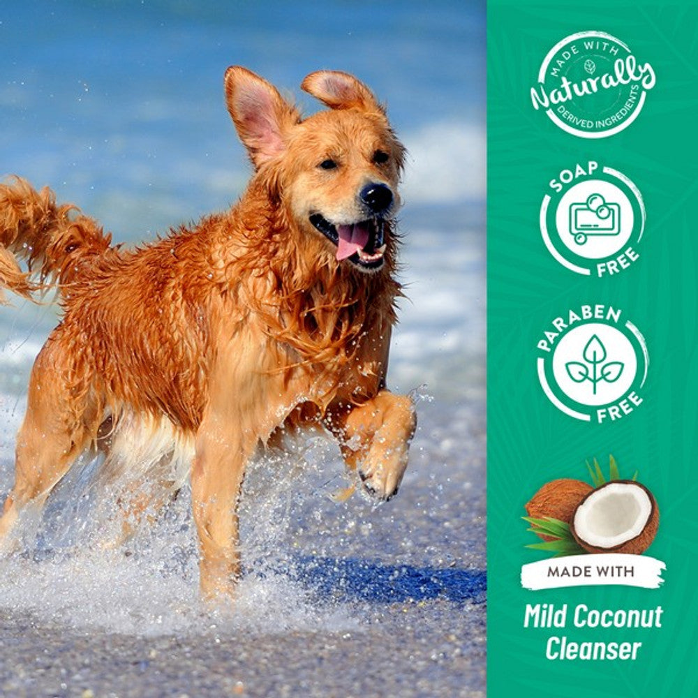 Tropiclean Luxury 2-in-1 Papaya & Coconut Pet Shampoo