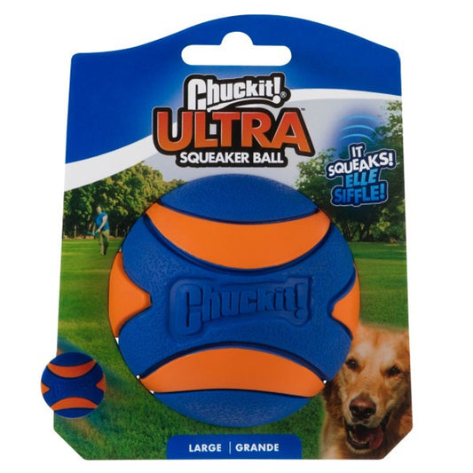 Chuckit Ultra Squeaker Ball - 3 Sizes