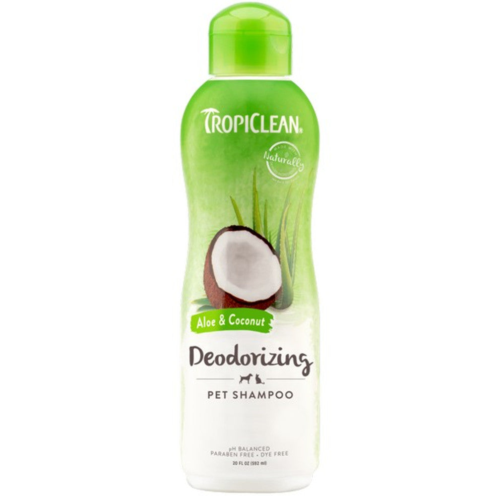 TropiClean Aloe and Coconut Deoderizing Shampoo 592ml