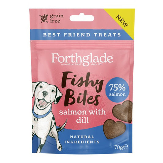 Forthglade Fishy Nibbles with Salmon and Dill 70g