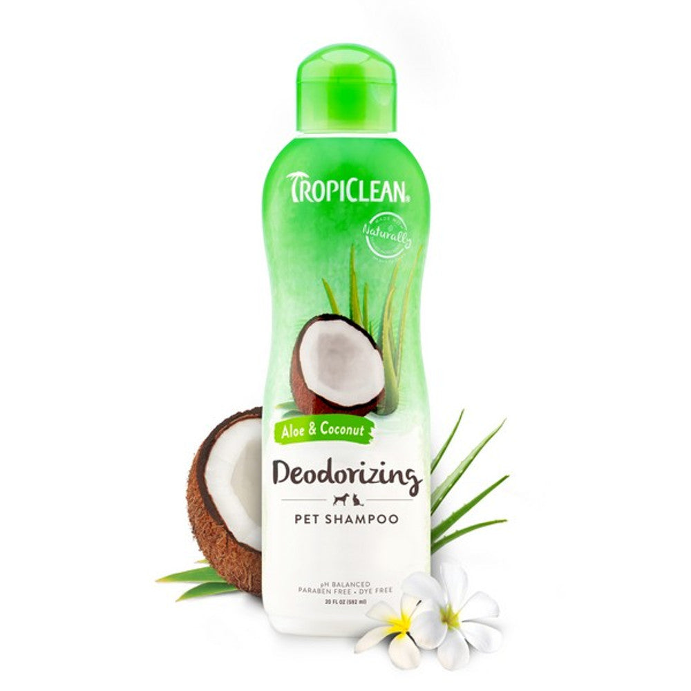 TropiClean Aloe and Coconut Deoderizing Shampoo 592ml