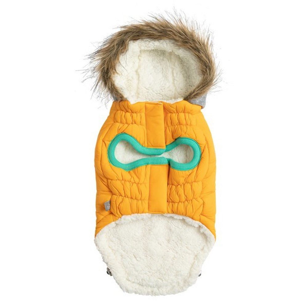 Winter Sailor Parka Dog Coat - Yellow