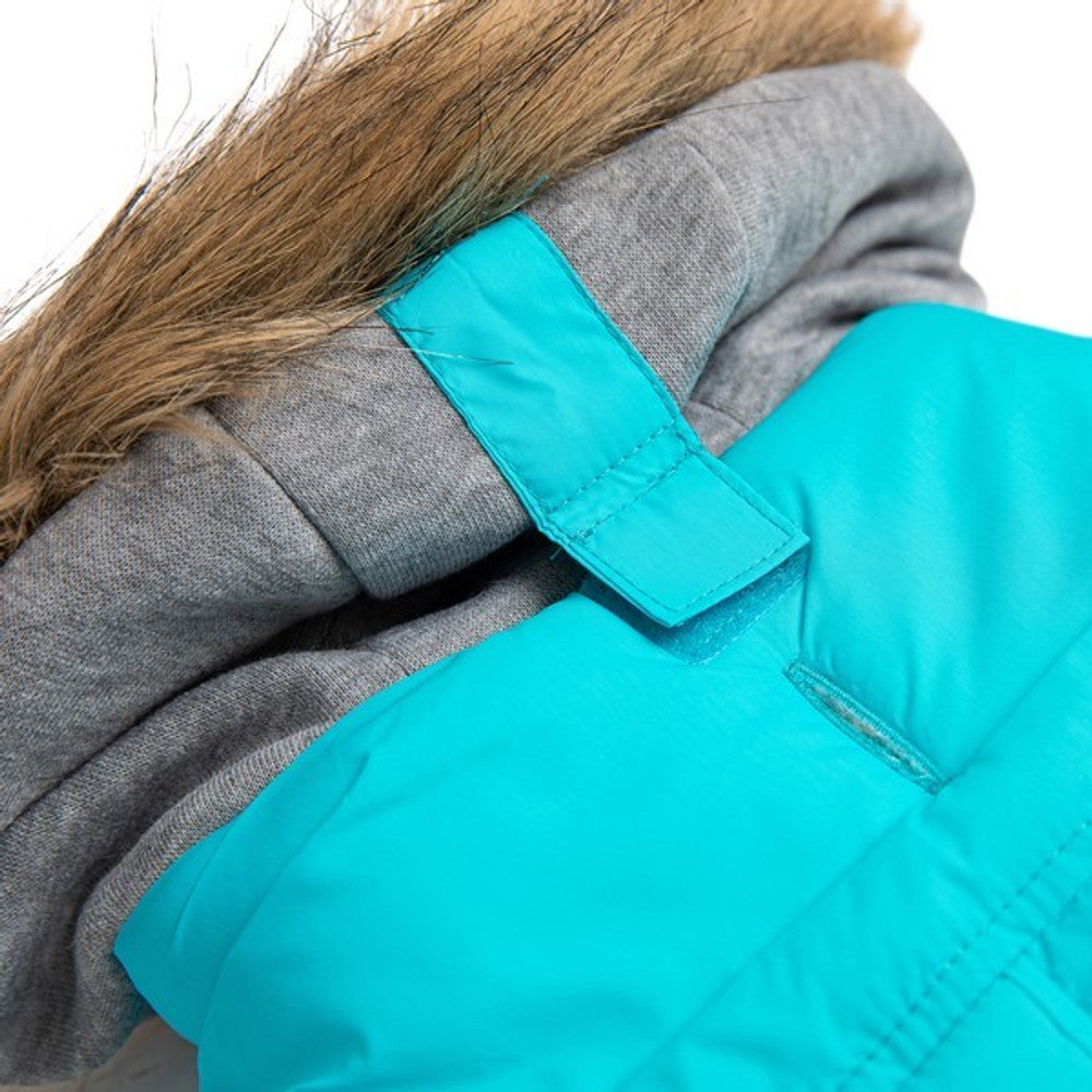 Winter Sailor Parka Dog Coat - Aqua