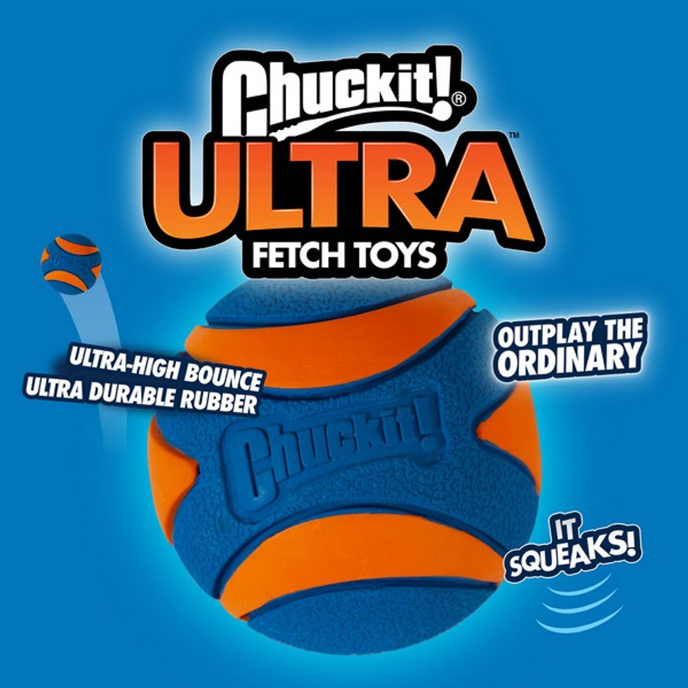 Chuckit Ultra Squeaker Ball Small - 2Pk