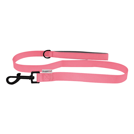 Padded Handle Dog Lead - Pink